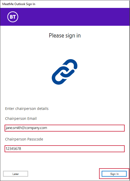 Bt Meetme Add In For Outlook Bt For Global Business